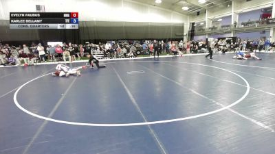 125 lbs Cons. Quarters - Evelyn Faubus, Moen Wrestling Academy vs Karlee Bellamy, Tech Fall Elite