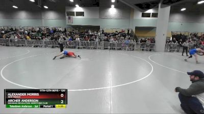 120 lbs Champ. Round 2 - Alexander Morris, New Mexico vs Archer Anderson, Michigan Revolution Wrestling Club