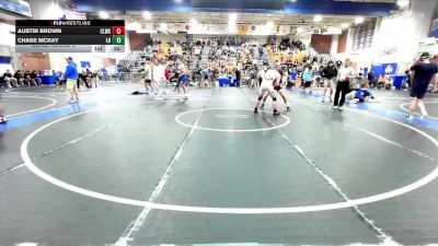 150 lbs Cons. Round 5 - Chase McKay, Laguna Hills vs Austin Brown, Clovis West