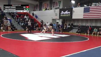 105 lbs Cons. Semi - Eva Pentecost, Iowa City Liberty vs Kenley Koenig, Iowa Valley, Marengo