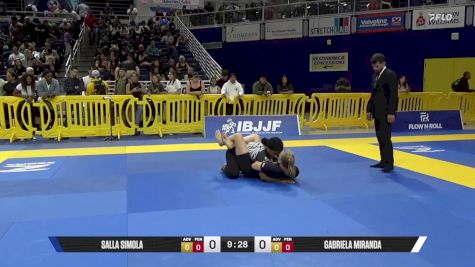 Gabriela Miranda vs Salla Simola 2025 Pan IBJJF Jiu-Jitsu No-Gi Championship