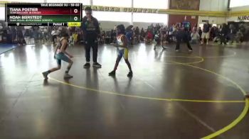 59 lbs Round 2 - Tiana Postier, Team Boulder Jr Eagles vs Noah Bierstedt, Team Vegas Jr Mustangs Wrestli