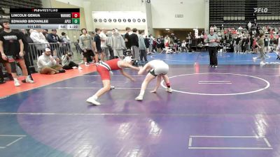 101 lbs Rr Rnd 2 - Lincoln Genua, Warhawks Wrestling Inc. - MSE vs Edward Brownlee, Apex - MSE
