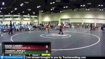 160 lbs Quarters & Wb (16 Team) - David Carney, Indiana Smackdown Black vs Taaron Lavicky, Nebraska Beach Bums