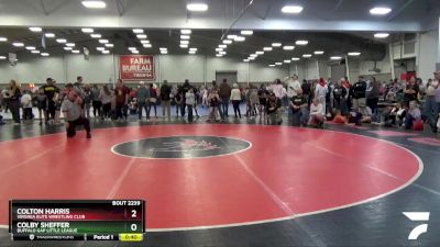 58 lbs Cons. Round 2 - Colton Harris, Virginia Elite Wrestling Club vs Colby Sheffer, Buffalo Gap Little League