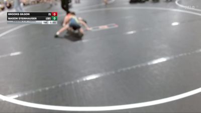 84 lbs Round 5 (6 Team) - Brooks Gilson, Power House vs Mason Steinhauser, Level Up Wrestling Club