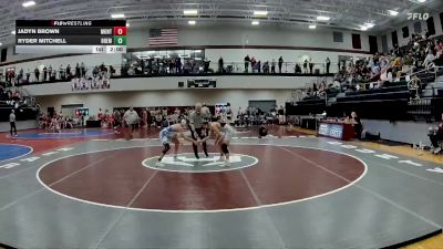 132 lbs Round 1 (16 Team) - Ryder Mitchell, Bremen vs Jadyn Brown, Jasper County