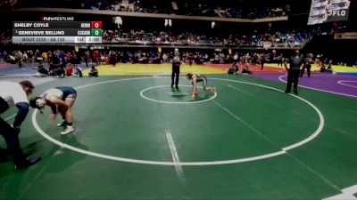 5A 120 lbs Quarterfinal - Genevieve Bellino, Corpus Christi Carroll vs Shelby Coyle, Henrietta