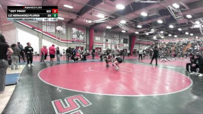 115 lbs Champ. Round 3 - Liz Hernandez-Flores, Bonita vs Izzy Frost, Northview