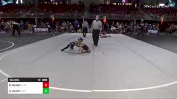 52 lbs Quarterfinal - Dawson Gassen, Harrisburg vs Atlas Agnew, Westside WC