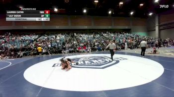 105 lbs Semifinal - Lily Dizon, Pitman vs Lauren Catiis, Twelve Bridges