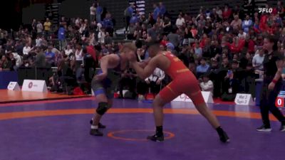 92kg 1st Place Match - Aikam Singh Randhawa, Independent Wrestling Club vs Tyler Langford, Saskatoon Junior Huskies