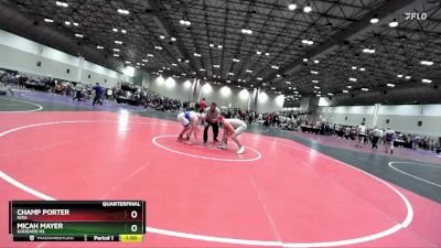 190B Quarterfinal - Micah Mayer, Goddard HS vs Champ Porter, Nixa