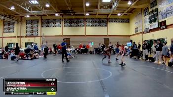 105 lbs Round 5 (10 Team) - Leon Melton, Warhawks Wrestling vs Julian Mitura, MQ Elite