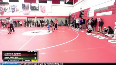 70 lbs Cons. Round 1 - Isacc Sanchez, Toppenish USA Wrestling Club vs Anthony Rendon, Moses Lake Wrestling Club