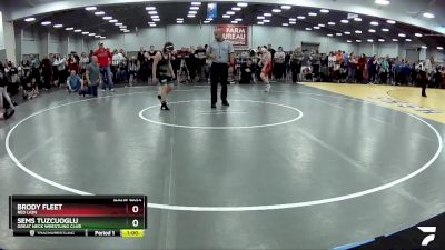 117 lbs Quarterfinal - Sems Tuzcuoglu, Great Neck Wrestling Club vs Brody Fleet, Red Lion