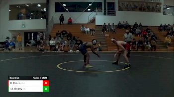 141 lbs Semifinal - Aundre Beatty, Marian University (IN) vs Ray Rioux, Indianapolis