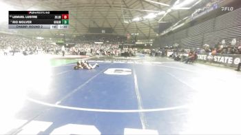 Boys 1A 132 lbs Champ. Round 2 - Rio Molver, Granite Falls vs Lemuel Lustre, Zillah