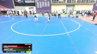 126 lbs Cons. Semi - Cole Krutzfeldt, Montana vs Jeremy Huf, Suplex Wrestling Club