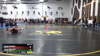 125 lbs Round 3 (10 Team) - Colin Mellott, Ohio Northern vs Tyler Demory, Alma