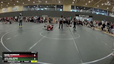 88 lbs Round 1 (6 Team) - Raige Morrison, Ohio Gold vs Vito Naljayan, Mat Assassins Red