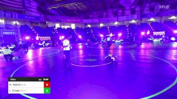 74 lbs Consolation - Noah Yakich, Black Fox Wr Ac vs Landon Zinser, Moyer Elite