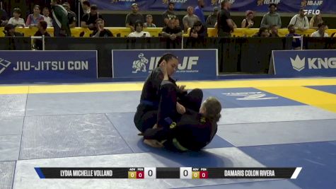 Damaris Colon Rivera vs Lydia Michelle Volland 2026 Pan Jiu Jitsu IBJJF Championship
