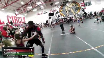 80 lbs Round 2 - Maisyn Lott, Bison Takedown Club vs Marcus Ruzek Jr., Backyard Brawlers