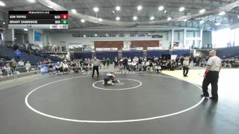 110 lbs Semifinals (4 Team) - Brady Zabriskie, Minisink Valley vs Jon Tutku, Massapequa