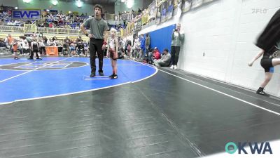 43 lbs Rr Rnd 2 - Addison Holland, Cowboy Wrestling Club vs Cole Terrell, F-5 Grappling