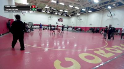 145 lbs Champ. Round 3 - Olivia Infank, Eleanor Roosevelt vs Mila Grano, San Jacinto