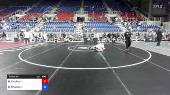 113 lbs Rnd Of 64 - Hayden Eardley, Wyoming vs Colton Rhoads, Ohio