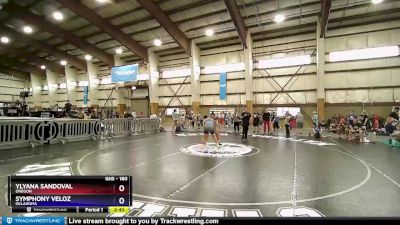 180 lbs Quarterfinal - Ylyana Sandoval, Oregon vs Symphony Veloz, Oklahoma