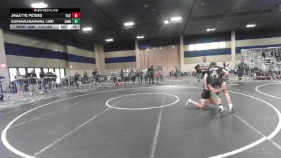 116 lbs Quarterfinal - Avaâ??e Peters, Faito Wc vs Kaihawanawana Lind, Hana Elite