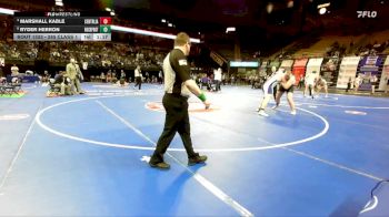 285 Class 1 lbs Semifinal - Marshall Kable, Centralia vs Ryder Herron, Rock Port