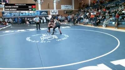 165 lbs Cons. Round 3 - Zane Murray, Uintah vs Hayden Stever, Bonneville