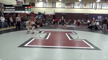 126 lbs Round 3 - Colt Boyles, Burlington Notre Dame vs Adam Carey, Independence