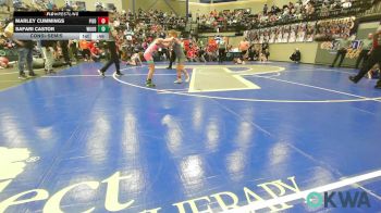 66 lbs Consolation - Marley Cummings, Piedmont vs Safari Castor, Woodward Youth Wrestling