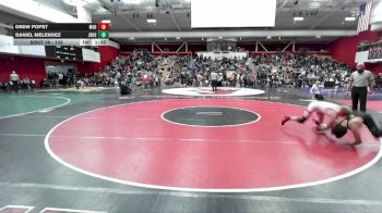 132 lbs Champ. Round 1 - Drew Popst, Monte Vista (Danville) vs Daniel Melendez, Jesse Bethel High School