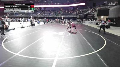 Cons. Round 2 - Kishmar Eberline, Sioux Falls Lincoln vs Cole Klingbile, Madison