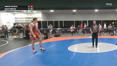 190 lbs Consi Of 16 #1 - Mason Savidan, CA vs Noah Templin, PA