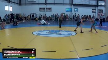 90 lbs Round 2 (4 Team) - Joshua Golightly, LEXINGTON WRESTLING CLUB vs Maximus Behrooz, BLACKHAWK WC