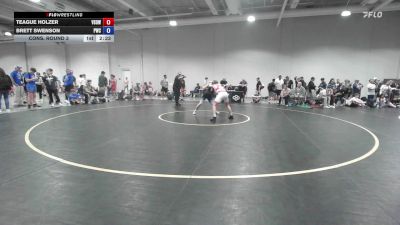 61 lbs Cons. Round 3 - Teague Holzer, Victory School Of Wrestling vs Brett Swenson, Pinnacle Wrestling Club
