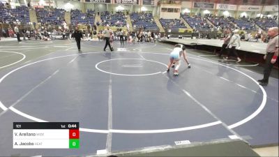 101 lbs Consi Of 4 - Vivienne Arellano, Widefield Wrestling Club vs Azure Jacobs, Heaton Middle School