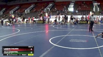 50 lbs Round 3 (6 Team) - Kolin Bonesteel, Alpha Elite vs Landon Childers, BadBass