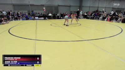 125 lbs Placement Matches (16 Team) - Frances Kranz, South Dakota vs Saige Olver, Pennsylvania Red