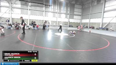 52-53 lbs Round 2 - Israel Valencia, Moses Lake WC vs Maverick Gibson, INWTC