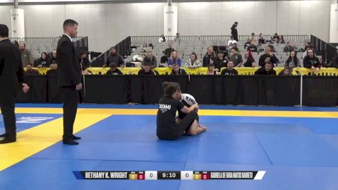 Gabriela De Faria Matos Barreto vs Bethany K. Wright 2024 World IBJJF Jiu-Jitsu No-Gi Championship