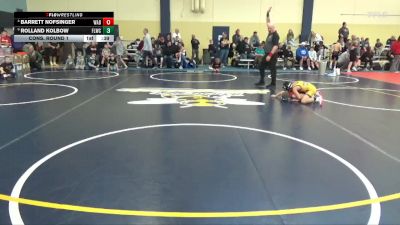 70 lbs Cons. Round 1 - Rolland Kolbow, Forest Lake Wrestling Club vs Barrett Nofsinger, Wabasha-Kellogg-Alma-Pepin