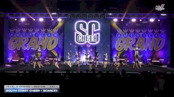 South Coast Cheer - Scarlet [2025 L3 Senior - Medium Day 1] 2025 The American Grand Grand Nationals